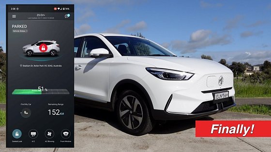 Video: 2023 MG ZS EV i-SMART connectivity and 10.1" Infotainment walk-through | MG got it right... mostly