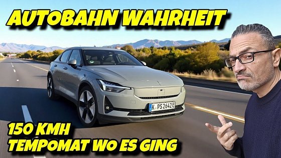 Video: Autobahn Realität! Polestar 2 Long Range AWD Reichweite & Ladezeit im Test #ev 