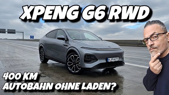Video: Xpeng G6 RWD Autobahnreichweite und Ladezeit im Test. #automobile 