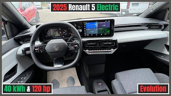 Video: 2025 Renault 5 Electric (Evolution) Review Interior Exterior Details