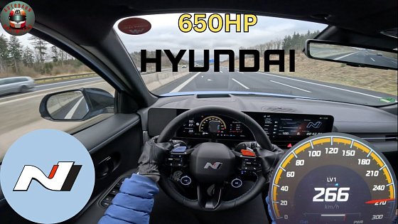 Video: Hyundai IONIQ 5 N || 650HP || TOP SPEED on german Autobahn