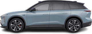 Side view photo of NIO EL6 Standard Range (2023-…) on transparent background
