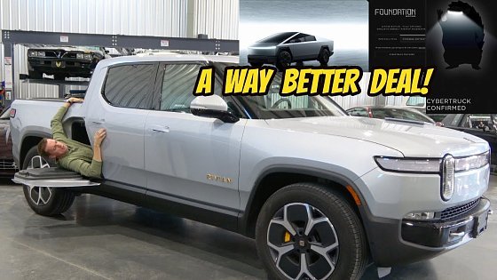 Video: Why a used, DEPRECIATED Rivian makes way more sense to BUY than a new Cybertruck (but I&#39;m an idiot)