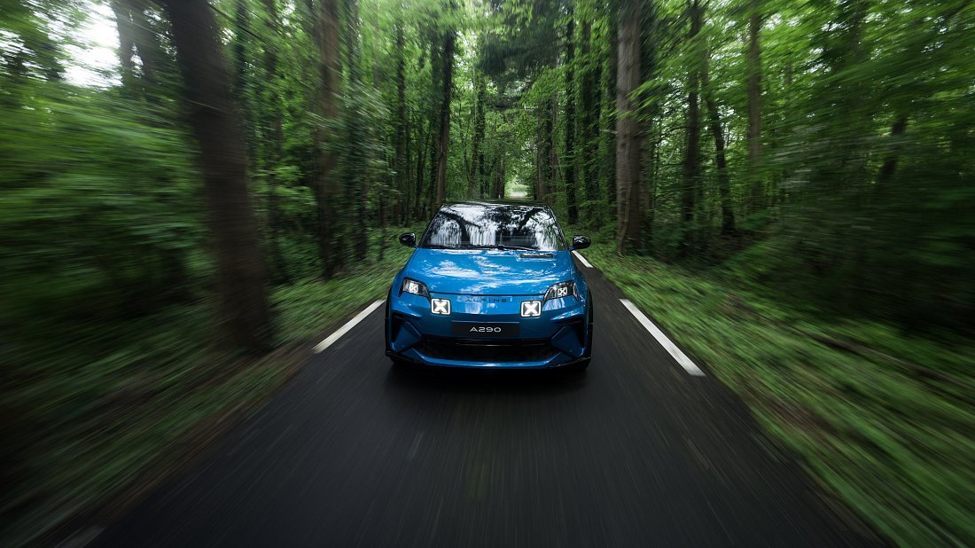Alpine A290 220 hp (2024-...) front fascia, grille, headlights, bumper, exterior