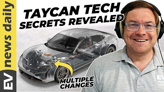Video: Revealing Porsche TECH SECRETS In The New Taycan (Plus 11 more EV stories today)
