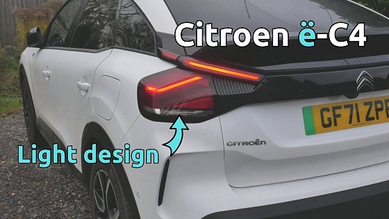 Video: A look at the exterior lights on a 2021 Citroen e-C4