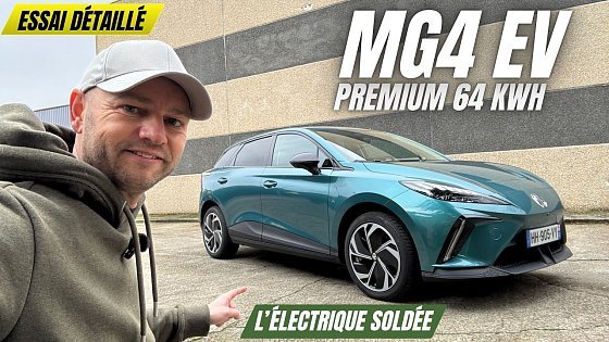 Video: Essai MG4 EV Premium 64 kWh 2026 : un tarif imbattable !