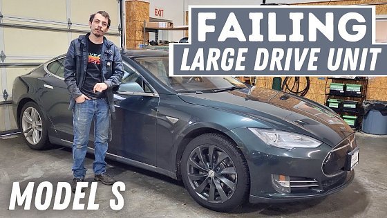 Video: Tesla Model S P85 Has Large Drive Unit Problems! Internal Coolant Leak & LDU Rebuild