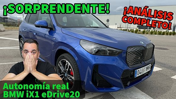 Video: ¡SORPRENDENTE! BMW iX1 eDrive20 2024 Prueba de AUTONOMÍA REAL COCHE ELÉCTRICO opiniones MOTORK