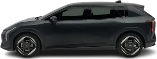 Side view photo of Kia EV4 Hatchback Long Range (2025-…) on transparent background