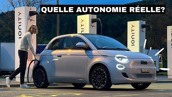 Video: Fiat 500 électrique: quelle autonomie réelle sur autoroute?