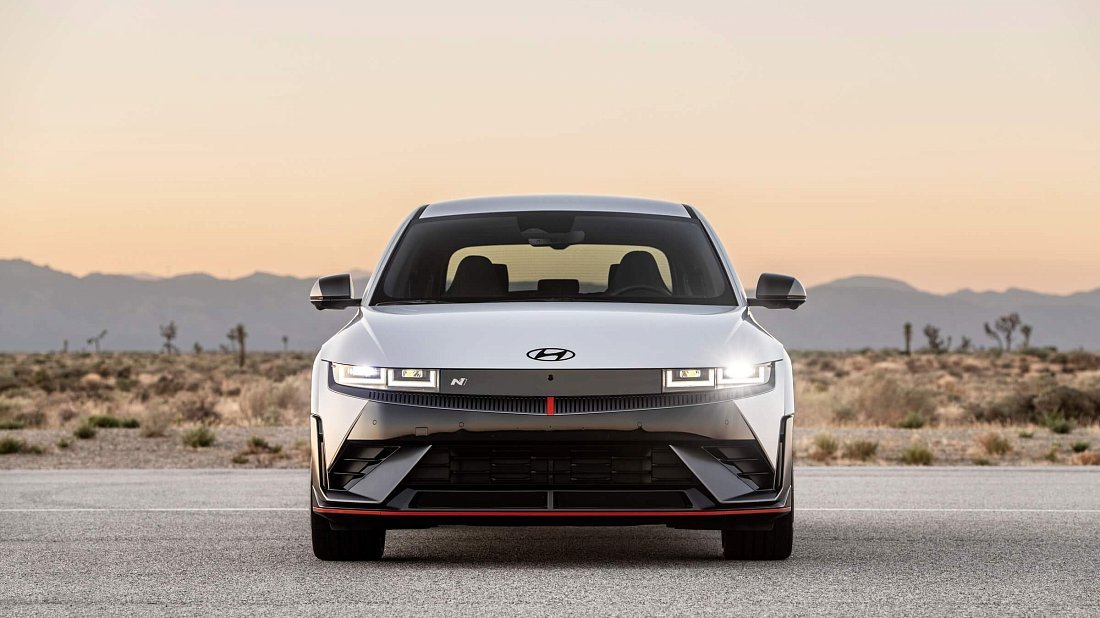 Hyundai Ioniq 5 N (2023-…) front fascia, grille, headlights, bumper, exterior