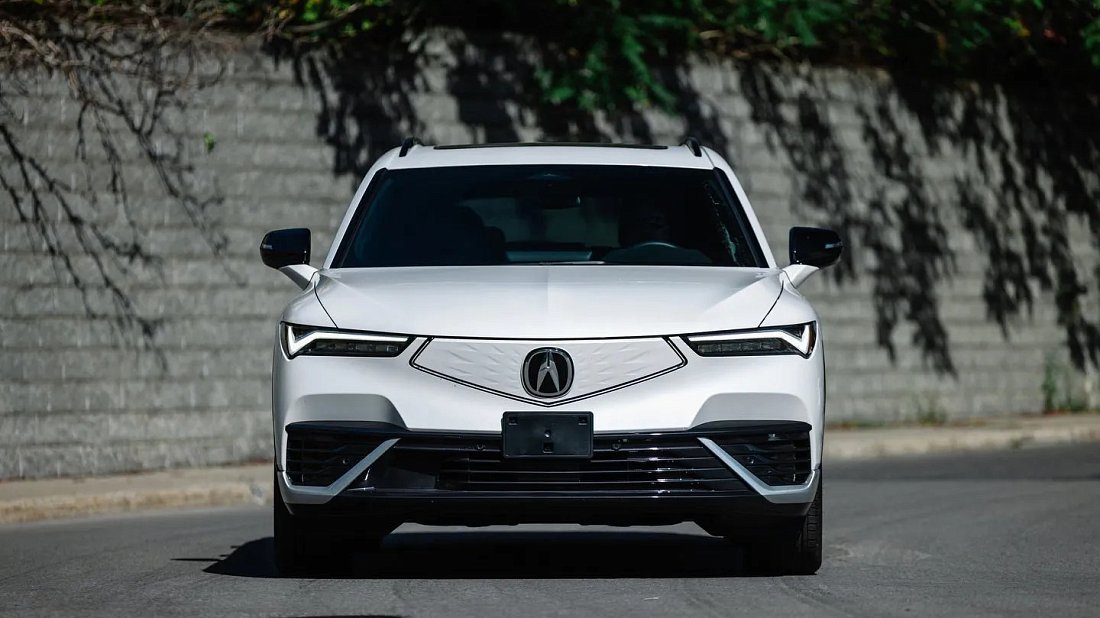 Acura ZDX A-Spec AWD (2024-…) front fascia photo, grille, headlights, bumper, exterior