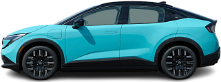 Side view photo of Nissan Leaf 52 kWh (2025-…) on transparent background