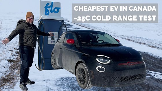 Video: Extreme Cold EV Range Test -20c | 2024 Fiat 500e: How Far Can I Go?