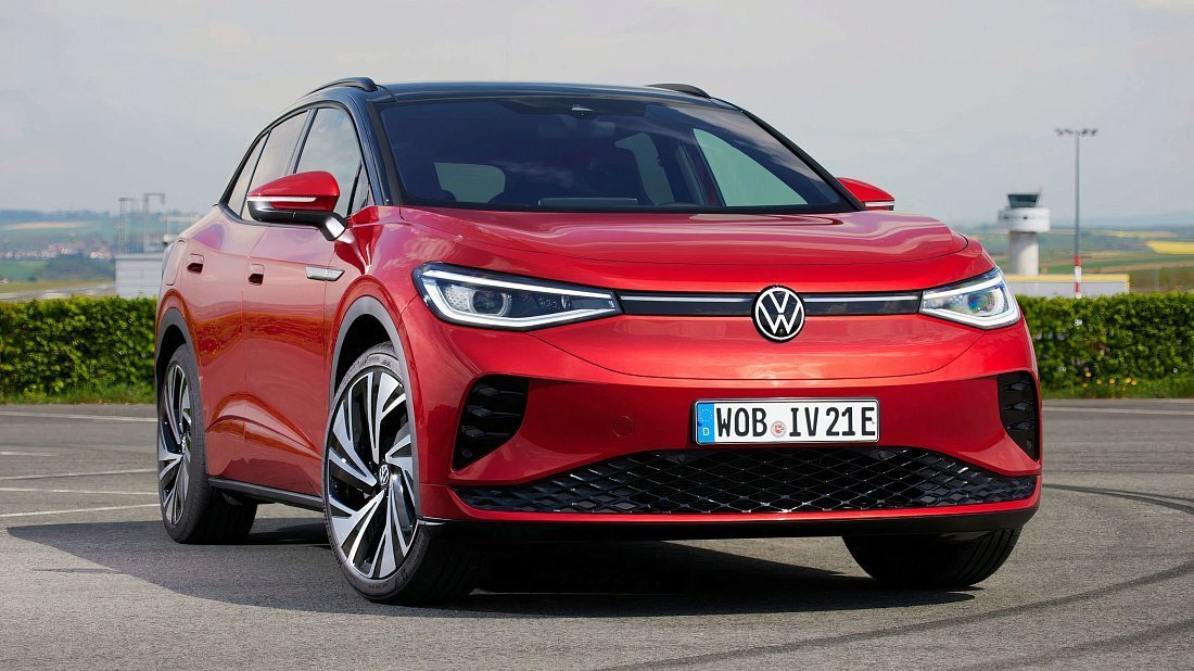 Volkswagen ID.4 GTX (2021-2022) front fascia, grille, headlights, bumper, exterior