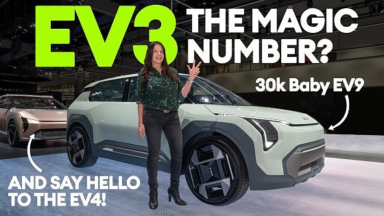 Video: FIRST LOOK: Kia EV3 and EV4. Will baby brothers to the EV9 and EV6 be a hit? | Electrifying