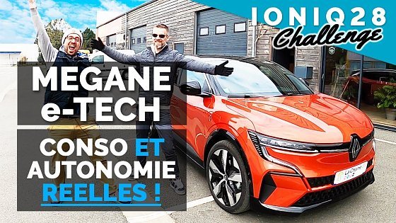 Video: Essai conso Megane e-Tech EV60 : la Renault au niveau des meilleures ? (Ioniq 28 challenge)