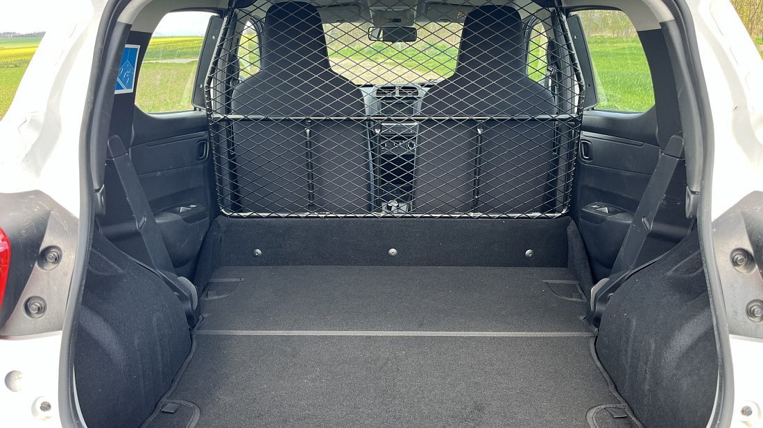 Dacia Spring Cargo Electric 65 (2024-…) trunk, boot, seats up, seats upright, cargo space, cargo volume, cargo capacity, storage