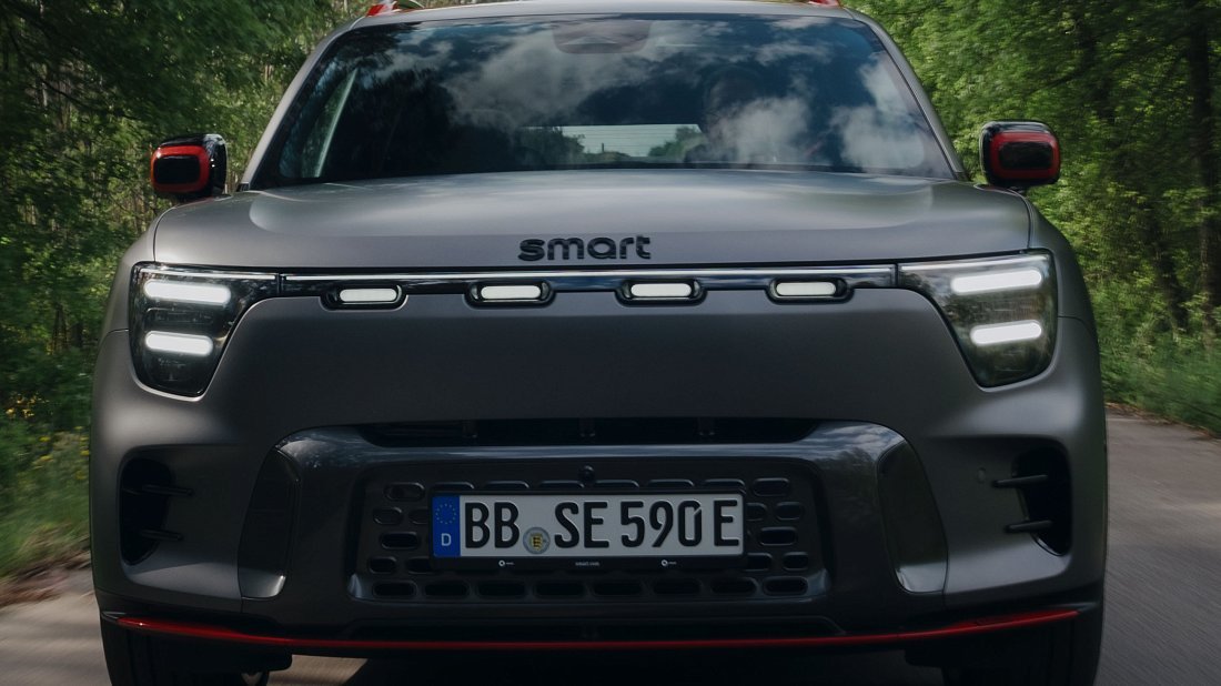 Smart #5 Brabus (2025-…) front fascia photo, grille, headlights, bumper, exterior