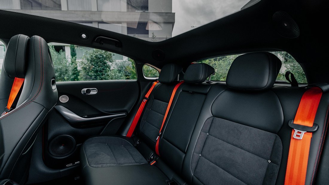Smart #3 Brabus (2024-…) rear seats photo, back seats, passenger seats, legroom, headroom, interior