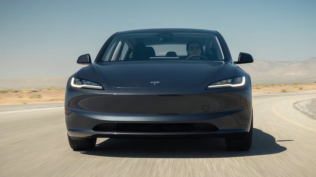Tesla Model 3 Long Range AWD (2023-…) front fascia, grille, headlights, bumper, exterior