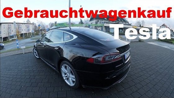 Video: Kauf eines Tesla Model S 85D Gebrauchtwagen Roadtrip nach Bielefeld mit dem 75D