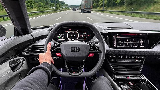 Video: 2026 Audi RS E-Tron GT Performance POV Drive on the German Autobahn! 4k