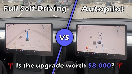 Video: Tesla Autopilot vs Full Self-Driving: Is It Worth the Upgrade?