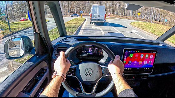 Video: NEW Volkswagen ID. Buzz Cargo | 340 HP | POV Test Drive