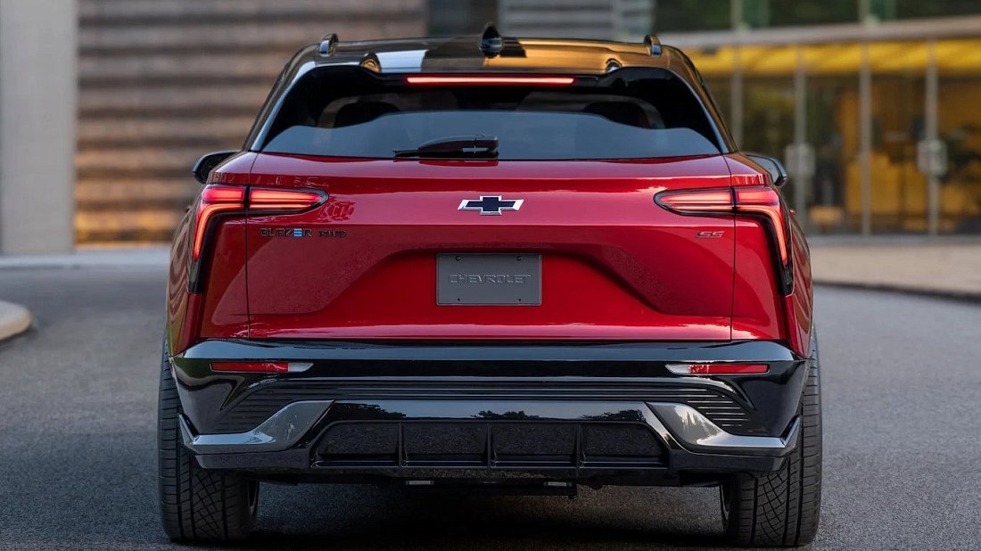 Chevrolet Blazer EV Performance AWD (2024-…) rear view, taillights, trunk, spoiler, badge, bumper, exterior
