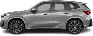 Side view photo of BMW iX1 xDrive30 (2022-…) on transparent background