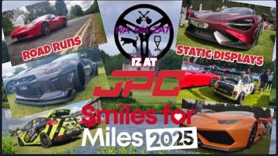 Video: JPC Smiles For Miles Car Event at Hardwick Hall