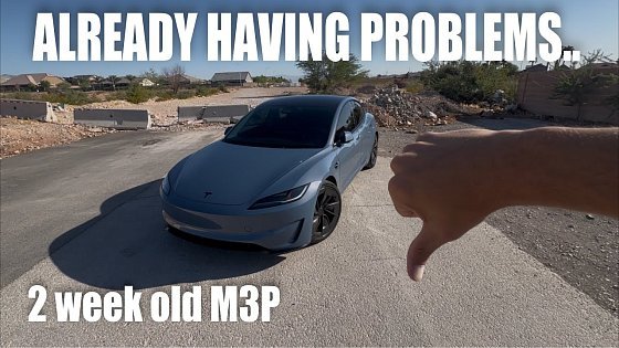 Video: New 2026 Tesla Model 3 Performance Issues..