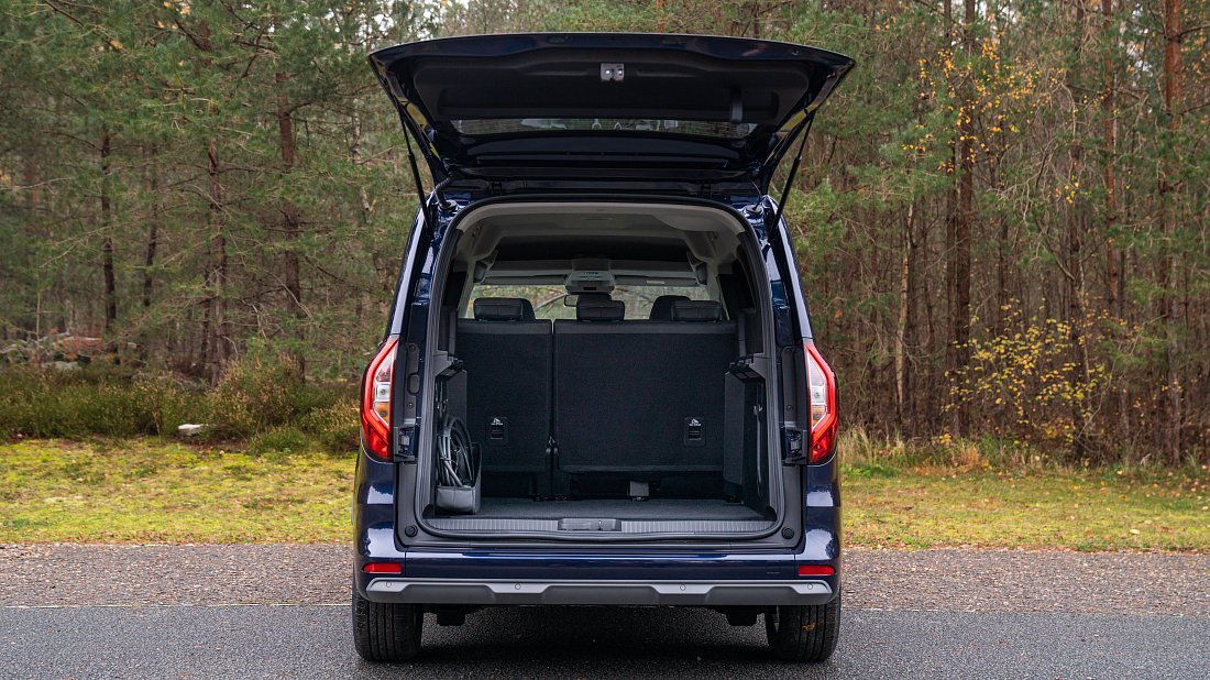 Renault Kangoo E-Tech Electric (2022-…) trunk, boot, seats up, seats upright, cargo space, cargo volume, cargo capacity, storage