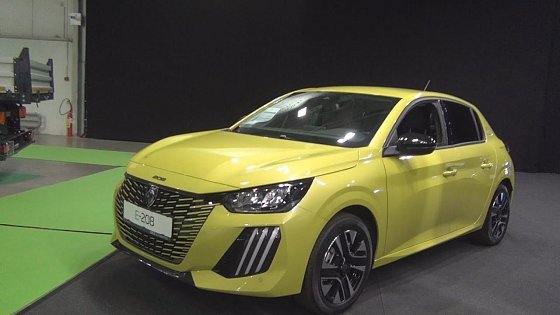 Video: Peugeot E-208 Special Edition Electric 100 kW Car (2024) Exterior and Interior