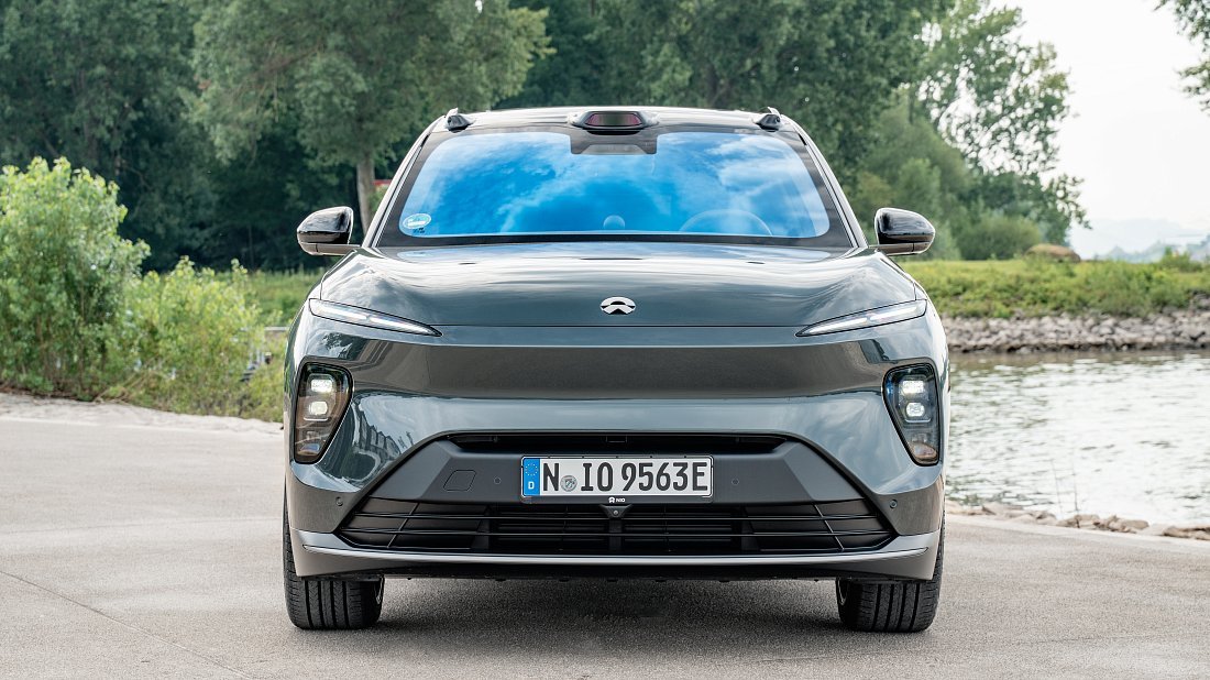 NIO EL8 Standard Range (2024-…) front fascia, grille, headlights, bumper, exterior