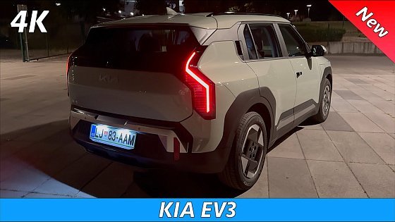 Video: KIA EV3 2025 Night Tour (Exterior - Interior)
