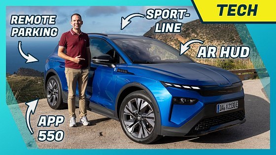 Video: Skoda Elroq 85 im Tech-Test | Verbrauch, Sportline, Assistenten & Technik Details