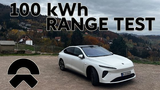 Video: NIO ET7 100 kWh Range Test | Germany to France and Back in Cold Temps?