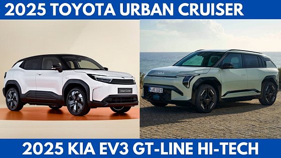 Video: New 2025 Toyota Urban Cruiser Vs. 2025 Kia EV3 GT-Line Hi-Tech are compact electric SUVs Comparison