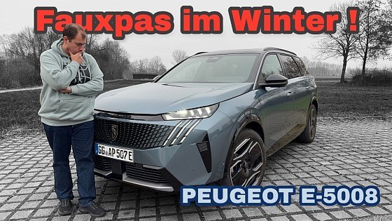Video: Peugeot E-5008 GT 73kWh - Frostprobleme beim Löwen?! Test - Review - Reichweite - Alltag - 4K