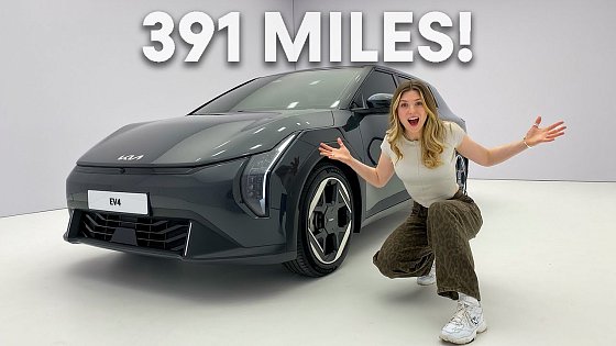 Video: Kia EV4 hatchback and saloon FIRST LOOK!