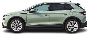 Side view photo of Škoda Elroq 60 (2024-...) on transparent background