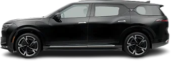 Side view photo of VinFast VF 9 Eco (2024-…) on transparent background