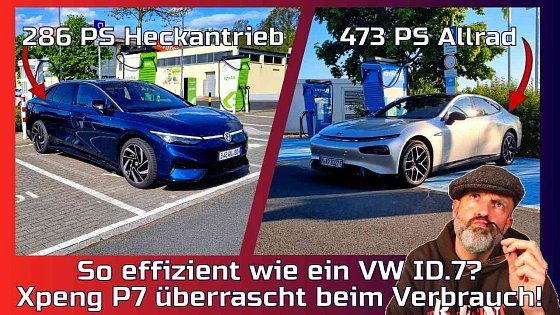 Video: Xpeng P7 Performance im Verbrauchstest: So effizient wie ein VW ID.7?