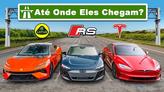 Video: Dirigi esses NOVOS carros elétricos até eles MORREREM!