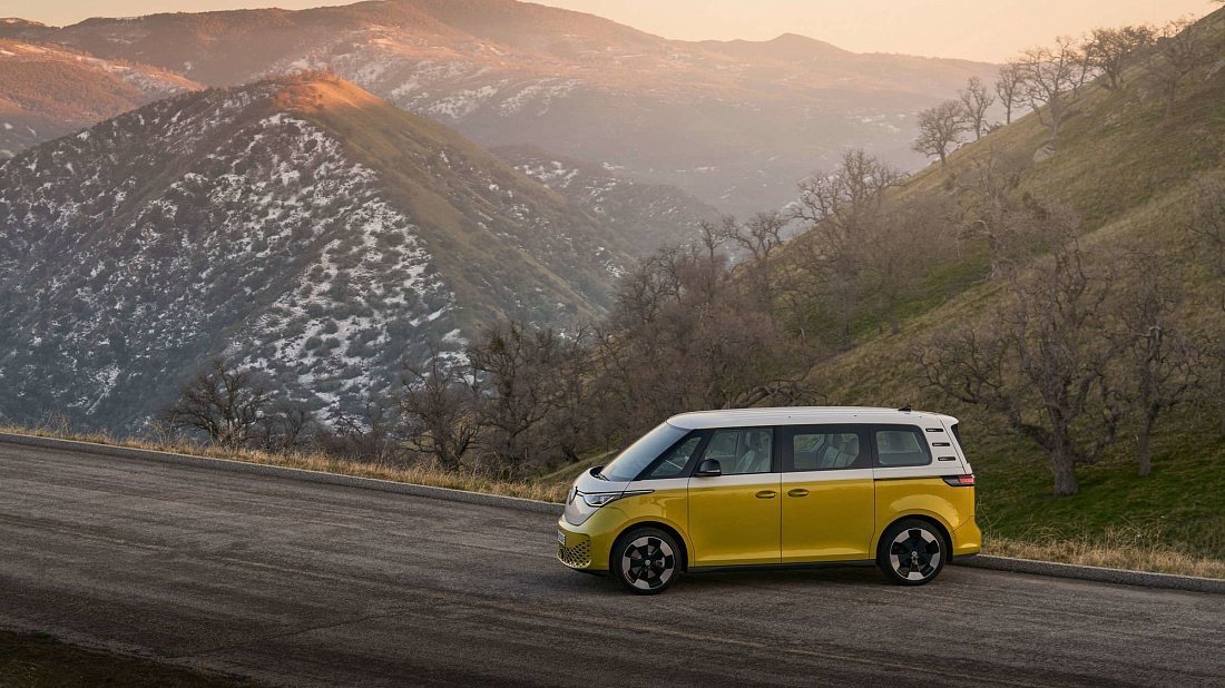 Volkswagen ID.Buzz Pro (2024-...) side profile, silhouette, doors, wheels, exterior
