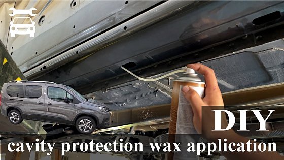 Video: CAVITY PROTECTION wax spray application PEUGEOT RIFTER/CITROEN BERLINGO/OPEL COMBO/TOYOTA PROACE CIT