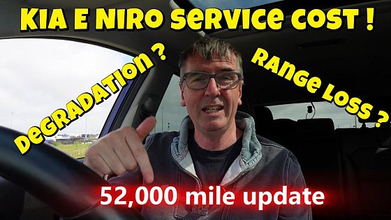 Video: Kia e Niro 4 year 52,000 mile review | Kia e Niro Service Cost, Range Loss and Degradation?